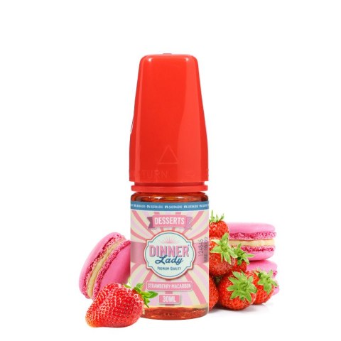 Koncentrat Dinner Lady - Strawberry Macaroon 30ml Koncentrat Dinner Lady - Strawberry Macaroon 30ml